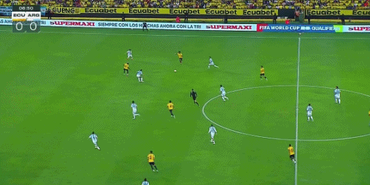 帕乔, 脚抽射被挡, 阿根廷首发 帕乔, 脚抽射被挡, 阿根廷首发